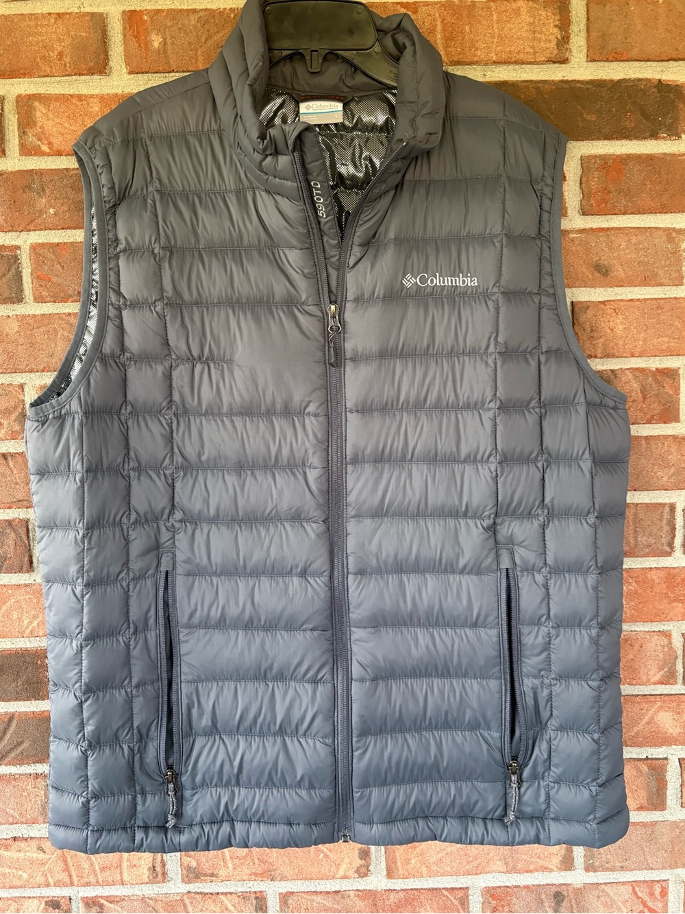 Columbia Omni-heat Men's Dark Gray Lightweight Packable Vest
